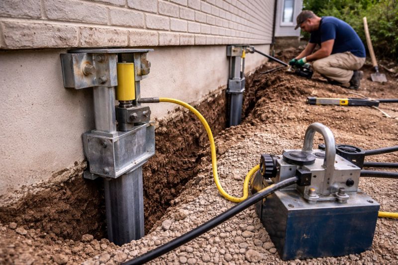 Sinking Foundation Repair in Ashland, VA