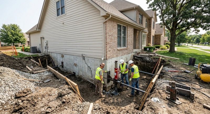 Sinking Foundation Repair in Chester, VA
