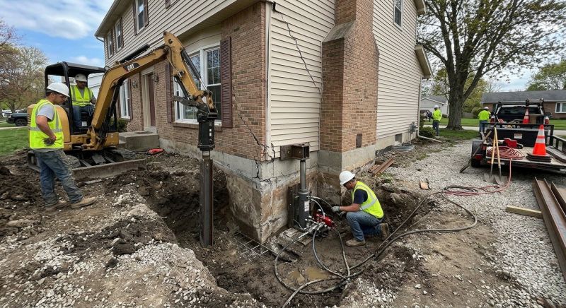 Sinking Foundation Repair in Hanover County, VA