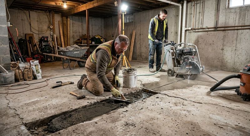 Slab Foundation Repair in Richmond, VA