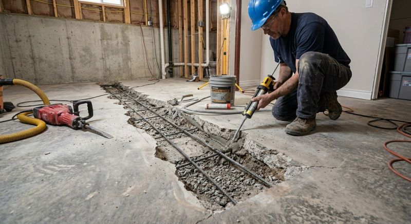 Slab Foundation Repair in Richmond, VA