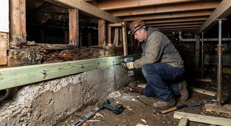 Slab Foundation Repair in Richmond, VA