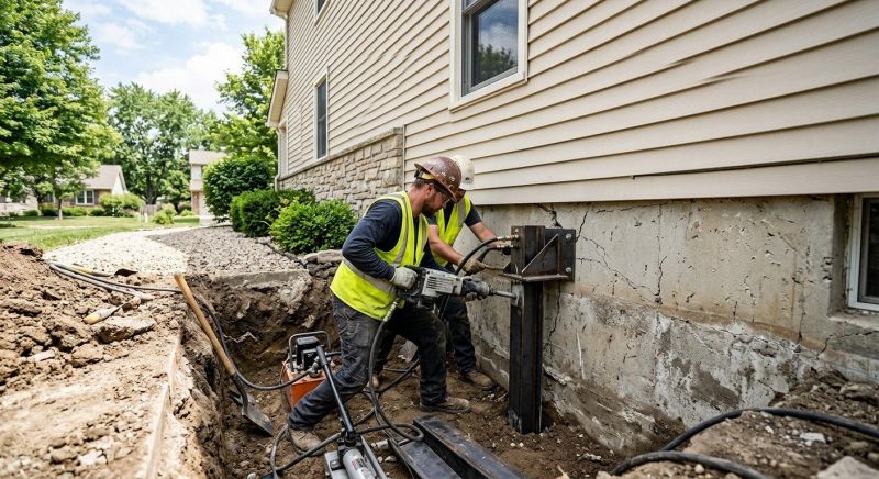 Structural Foundation Repair in Amelia Court House, VA