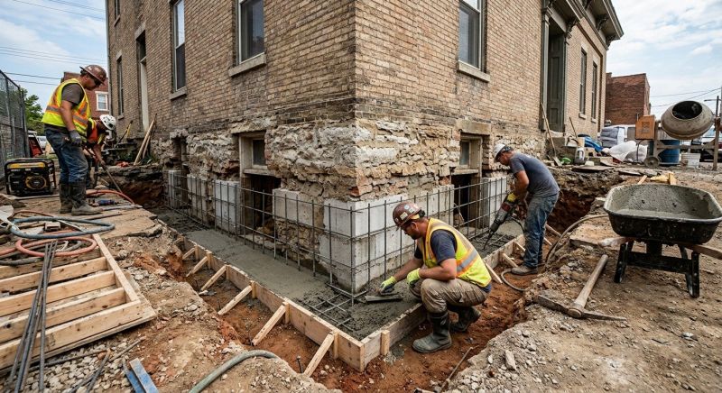 Underpinning Repair in Richmond, VA